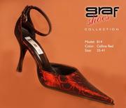  Graf Shoes Celline Red 814