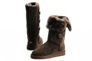  Ugg Australia BAILEY BUTTON TRIPLET CHOCOLATE 5co	