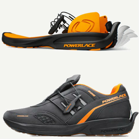 кроссовки powerlace с автоматической шнуровкой