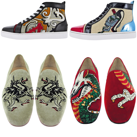 обувь с татуировкой от Christian Louboutin